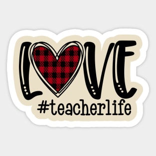 Love Teacher Life Sticker